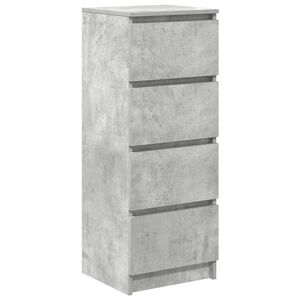 vidaXL Sideboard Concrete Grey 37.5x35x99 cm Engineered Wood
