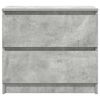 vidaXL TV Cabinet Concrete Grey 60x35x54 cm Engineered Wood
