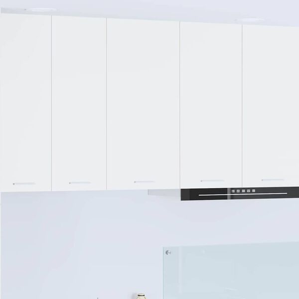 vidaXL Hanging Cabinet with Door White 40 x 31 x 80 cm Engineered Wood