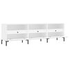 vidaXL TV Cabinet White 150x30x44.5 cm Engineered Wood