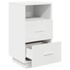 vidaXL Bedside Cabinets 2 pcs with 2 Drawers White 36x36x68 cm