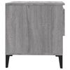 vidaXL Side Table Grey Sonoma 50x46x50 cm Engineered Wood