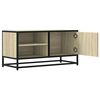 vidaXL TV Cabinet Sonoma Oak 80x34.5x40 cm Engineered Wood and Metal