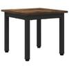 vidaXL Coffee Table Smoke Oak 40 x 40 x 36 cm Engineered Wood