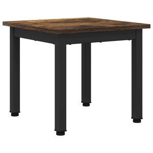 vidaXL Coffee Table Smoke Oak 40 x 40 x 36 cm Engineered Wood