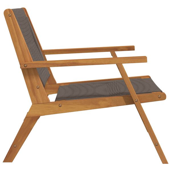 vidaXL Garden Furniture 2 pcs Grey 78 x 67 x 73cm Solid Acacia wood