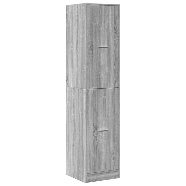 vidaXL Apothecary Cabinet&nbsp;Grey Sonoma 40x41x174.5 cm Engineered Wood