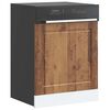 vidaXL Dishwasher Panel Porto Old Wood 60x1.5x57 cm Engineered Wood