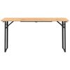 vidaXL 3 Piece Folding Beer Table Set Solid Wood Fir