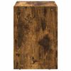 vidaXL Bedside Table Smoked Oak 40 x 35 x 50 cm Engineered Wood