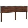 vidaXL Live Edge Headboard ROSTOCK Dark Brown 180 cm Solid Acacia Wood