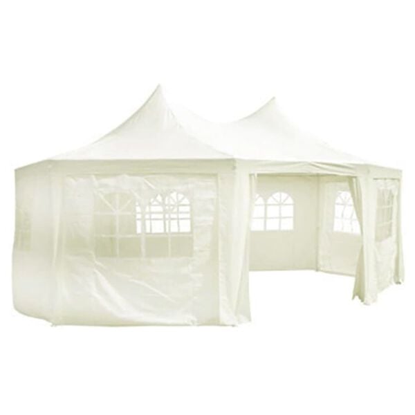 vidaXL Garden Tent Cover Cream 6 x 4.5 x 3 m Fabric