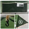 vidaXL Camping Tent 2-Person Green Waterproof