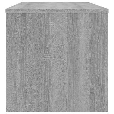 vidaXL TV Cabinet Grey Sonoma 100x40x40 cm Engineered Wood