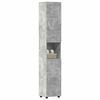 vidaXL Bathroom Cabinet Set TULUM Concrete Grey 37 x 31.5 x 203 cm