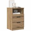 vidaXL Bedside Cabinets 2 pcs Artisan Oak 40x36x65 cm Engineered Wood