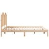 vidaXL Extra Long Bed Frame without Mattress 140x210 cm Solid Wood