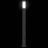 vidaXL Bollard Lights with Outlet 3 pcs 110 cm Black IP44