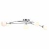 vidaXL Ceiling Lamp with Round White Ceramic Shades for 5 G9 Bulbs