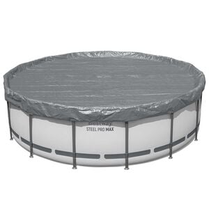 Bestway Pool Cover &Oslash;4.27 m Round Polyester Grey