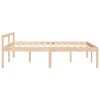 vidaXL Senior Bed without Mattress 120x200cm Solid Wood Pine