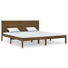 vidaXL Bed Frame without Mattress Honey Brown 180x200 cm Super King Solid Wood