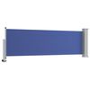 vidaXL Patio Retractable Side Awning 80x300 cm Blue