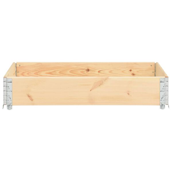 vidaXL Pallet Collar 50x100 cm Solid Pine Wood