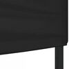 vidaXL Folding Party Tent Black 2x2 m