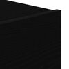 vidaXL Bedside Cabinet 2 pcs Black Oak 50 x 39 x 41 cm Engineered Wood