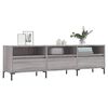 vidaXL TV Cabinet Grey Sonoma 150x30x44.5 cm Engineered Wood