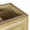 vidaXL High Planter Brown 85.5 x 46.5 x 96 cm Impregnated Pine Wood