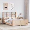 vidaXL Bookcase Bed without Mattress 140x190 cm Solid Wood