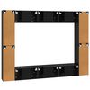 vidaXL TV Cabinet Set Wall-mounted 10 pcs Black Oak 30.5 x 30 x 90 cm