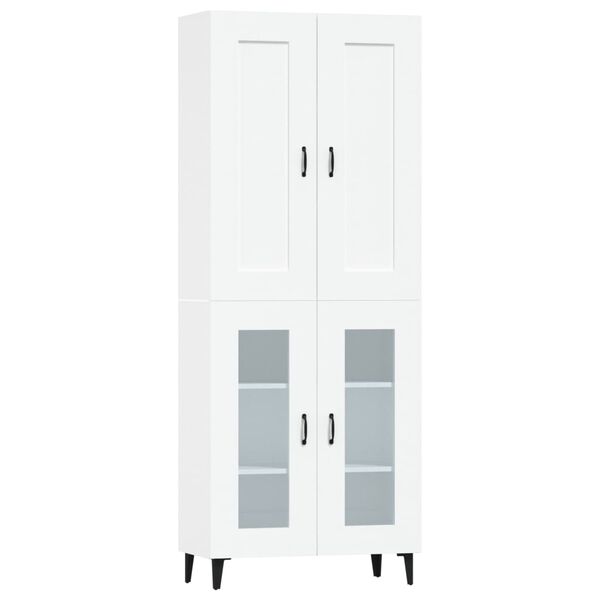 vidaXL Highboard White 69.5x34x180 cm Engineered Wood
