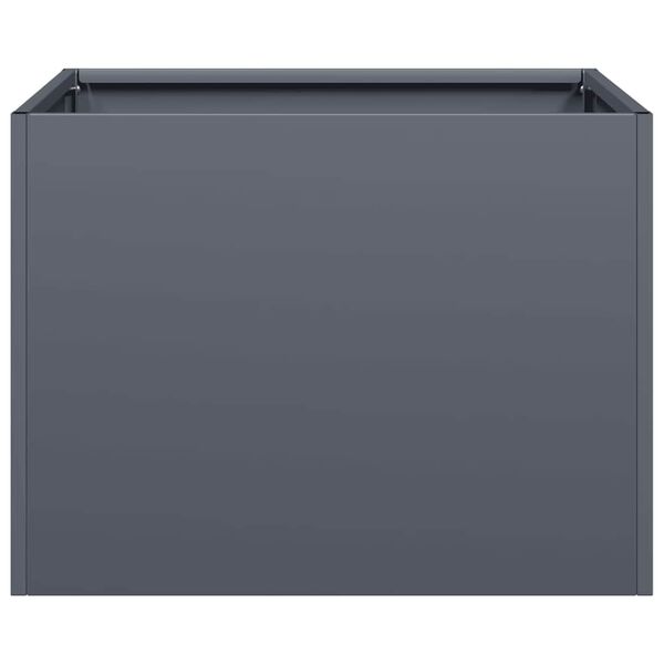 vidaXL Planter Anthracite 40x40x30 cm Steel