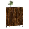 vidaXL Sideboard Smoked Oak 69.5x34x90 cm Engineered Wood