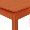 vidaXL Dining Table Wax Brown 110x55x75 cm Solid Wood Pine