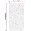 vidaXL Rug HUARTE Short Pile Soft and Washable Anthracite 60x110 cm