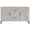 vidaXL Sideboard Concrete Grey 100x36x60 cm Engineered Wood
