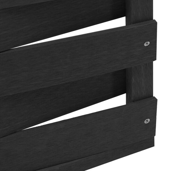 vidaXL Fence Panel WPC 170x180 cm Black