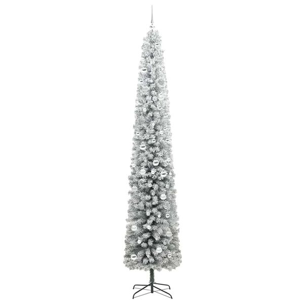 vidaXL Artificial Christmas Tree with 300 LEDs with Stand Green 270 cm