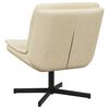 vidaXL Swivel Chair Cream 63 x 75 x 76 cm Fabric