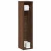 vidaXL Bathroom Cabinet with Roll Holder Brown Oak 20.5x20x90 cm