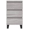 vidaXL Bedside Cabinets 2 pcs Grey Sonoma 40x35x69 cm Engineered Wood