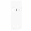 vidaXL Wall-Mounted Coat Rack White 40 x 10 x 90 cm Engineered wood