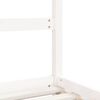 vidaXL Kids Bed Frame White 2x(90x190) cm Solid Wood Pine