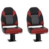 vidaXL Boat Seats 2 pcs with Pedestal 360&deg; Rotatable