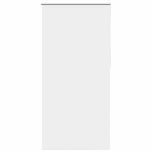 vidaXL Roller Blind Blackout White 105x210 cm Fabric Width 100.7 cm Polyester