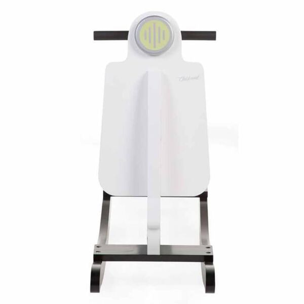 CHILDHOME Rocking Scooter White and Black